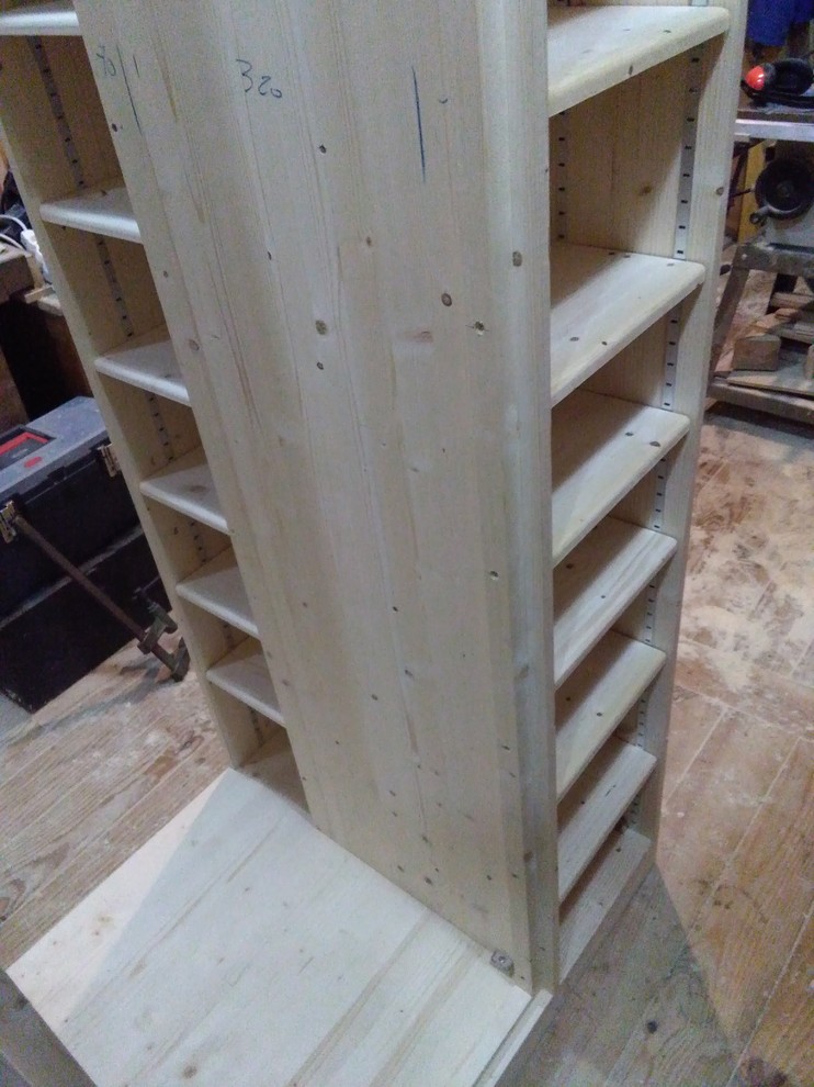 Meuble en cours de fabrication