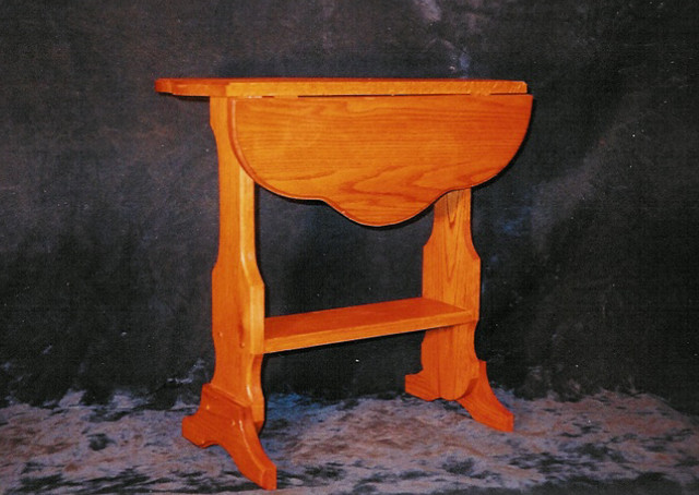 Solid Oak Drop Leaf Table modern-wohnbereich