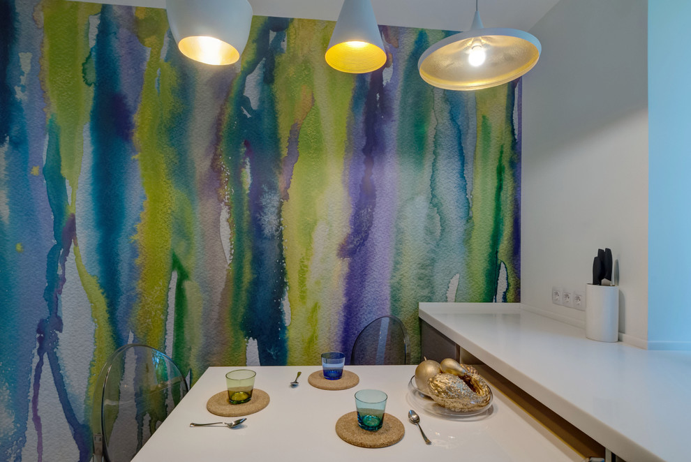 "Акварельная драма" - квартира с яркой индивидуальностью