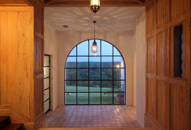 Spanish Oaks Foyer Mediterranean Entrance Austin By Hugh