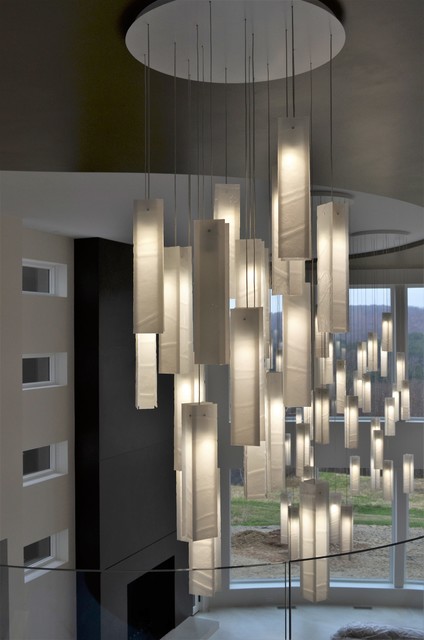 Minimalist Design - New Construction moderno-salon