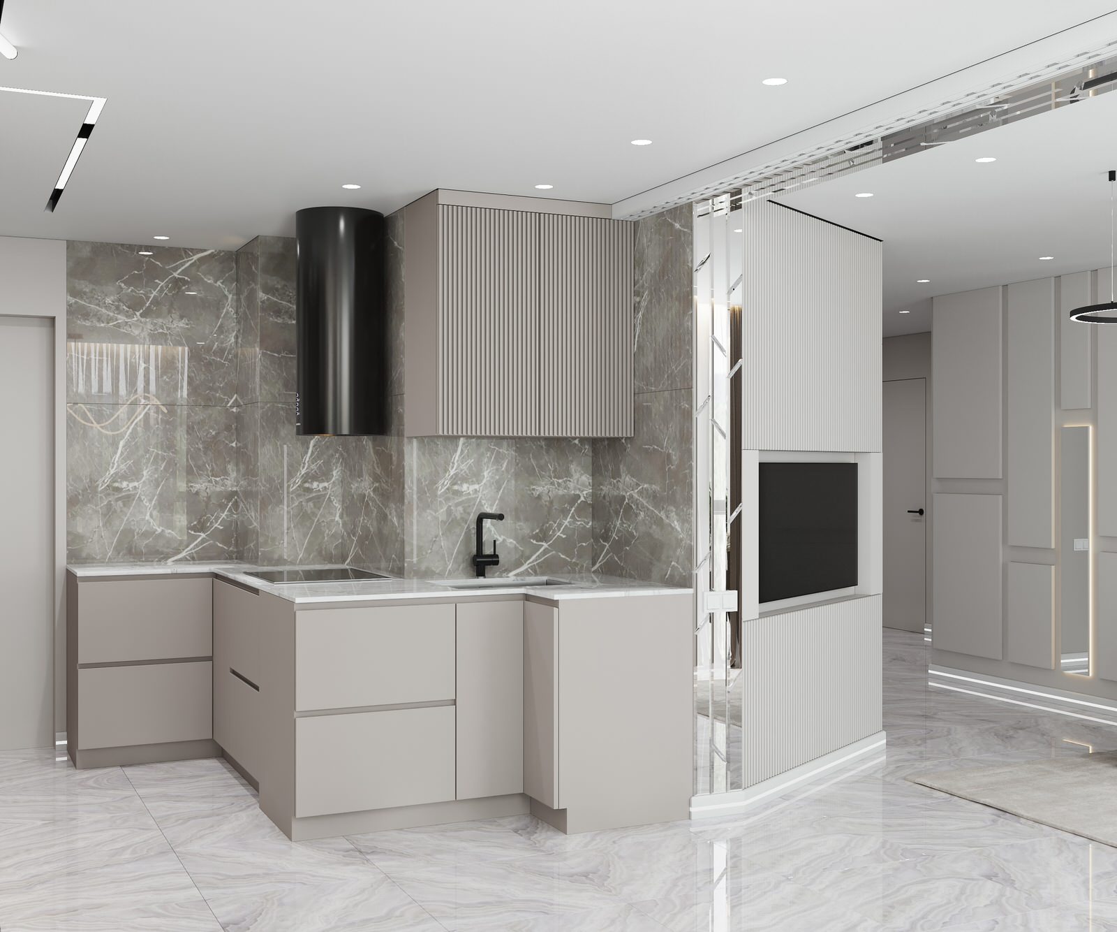 Дизайн квартиры сложной планировки