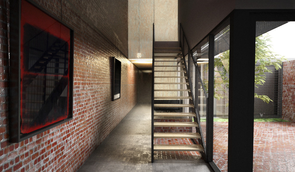 This is an example of a contemporary hallway in Perth.