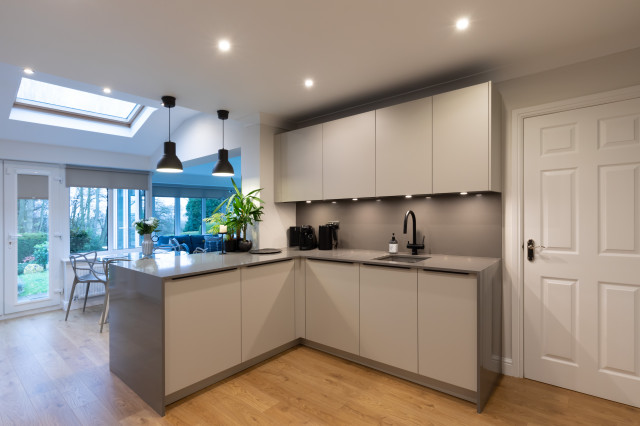Garforth, Open Plan Living Kitchen contemporary-koek