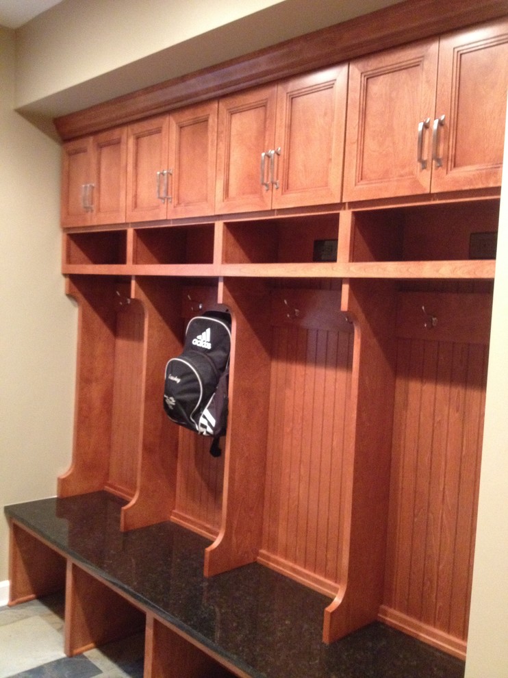 Inspiration for a transitional home design remodel in Chicago