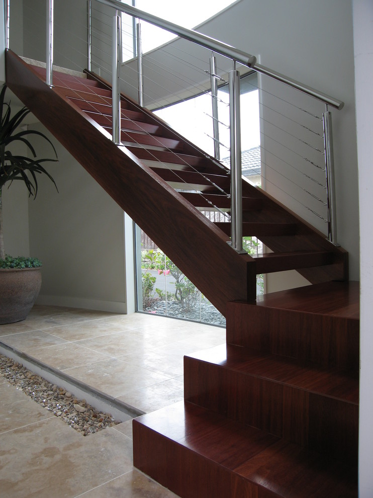 This is an example of a contemporary staircase in Hamilton.