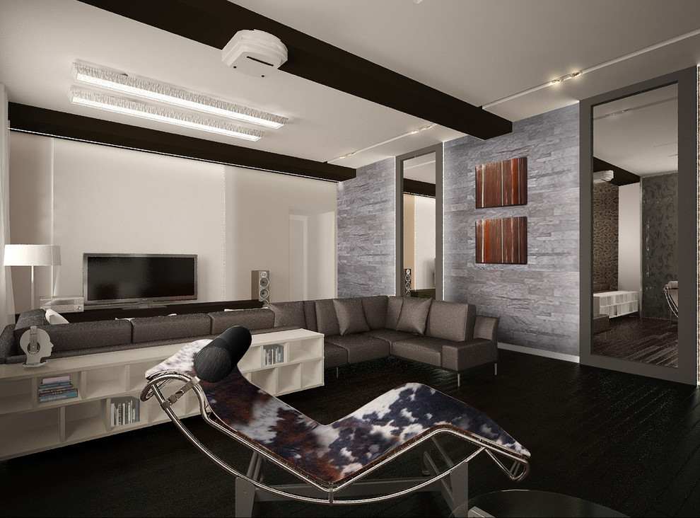 МИНИМАЛИСТИЧНАЯ КВАРТИРА НА КОСМОДАМИАНСКОЙ НАБЕРЕЖНОЙ