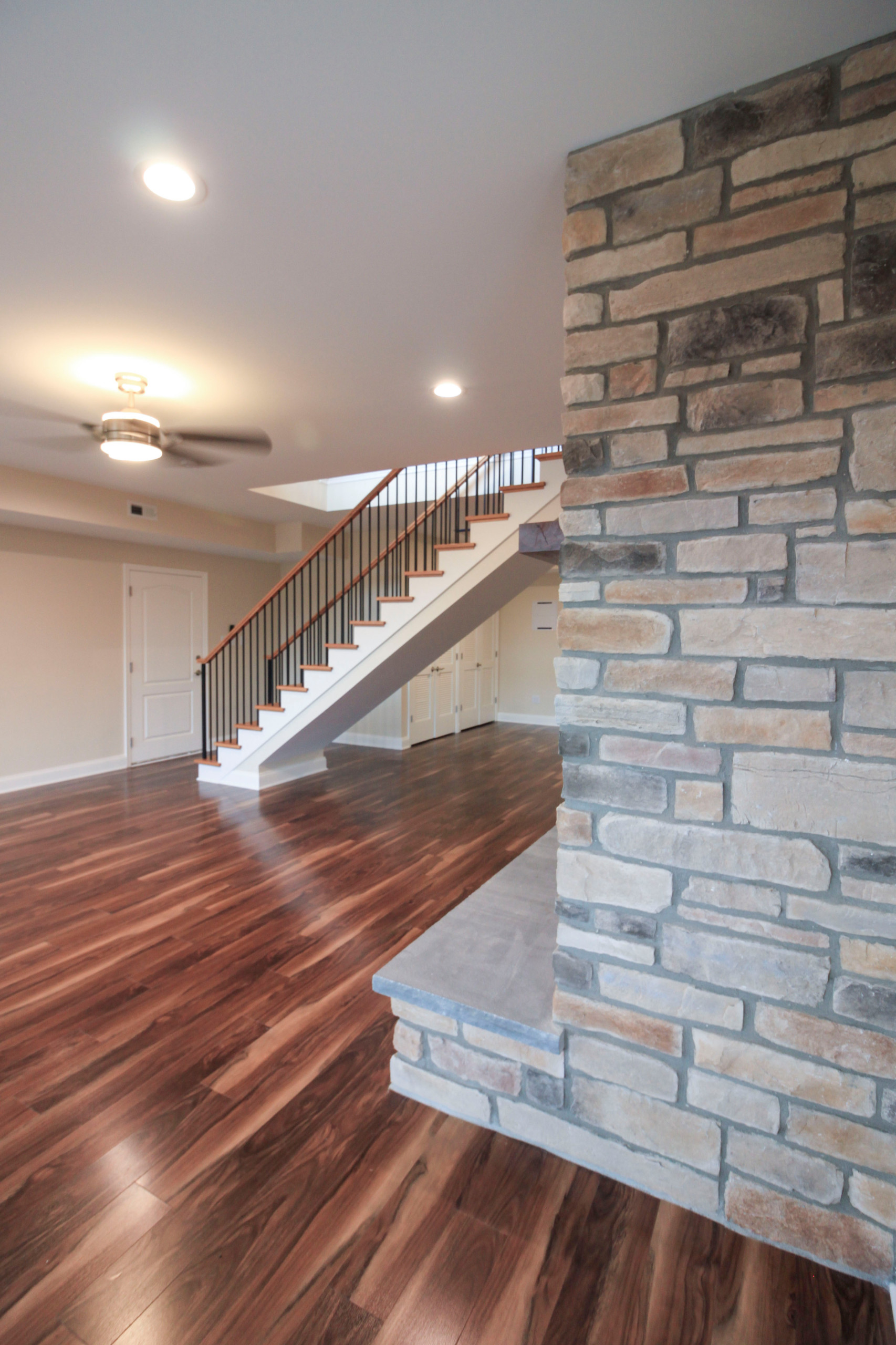 97_Airy Straight-Floating Staircase in Transitional-Mountain Home, Luray, VA 228