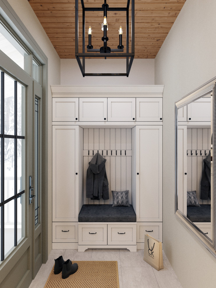 Дизайн проект каркасного дома в коттеджном поселке "Чайка", Московская область