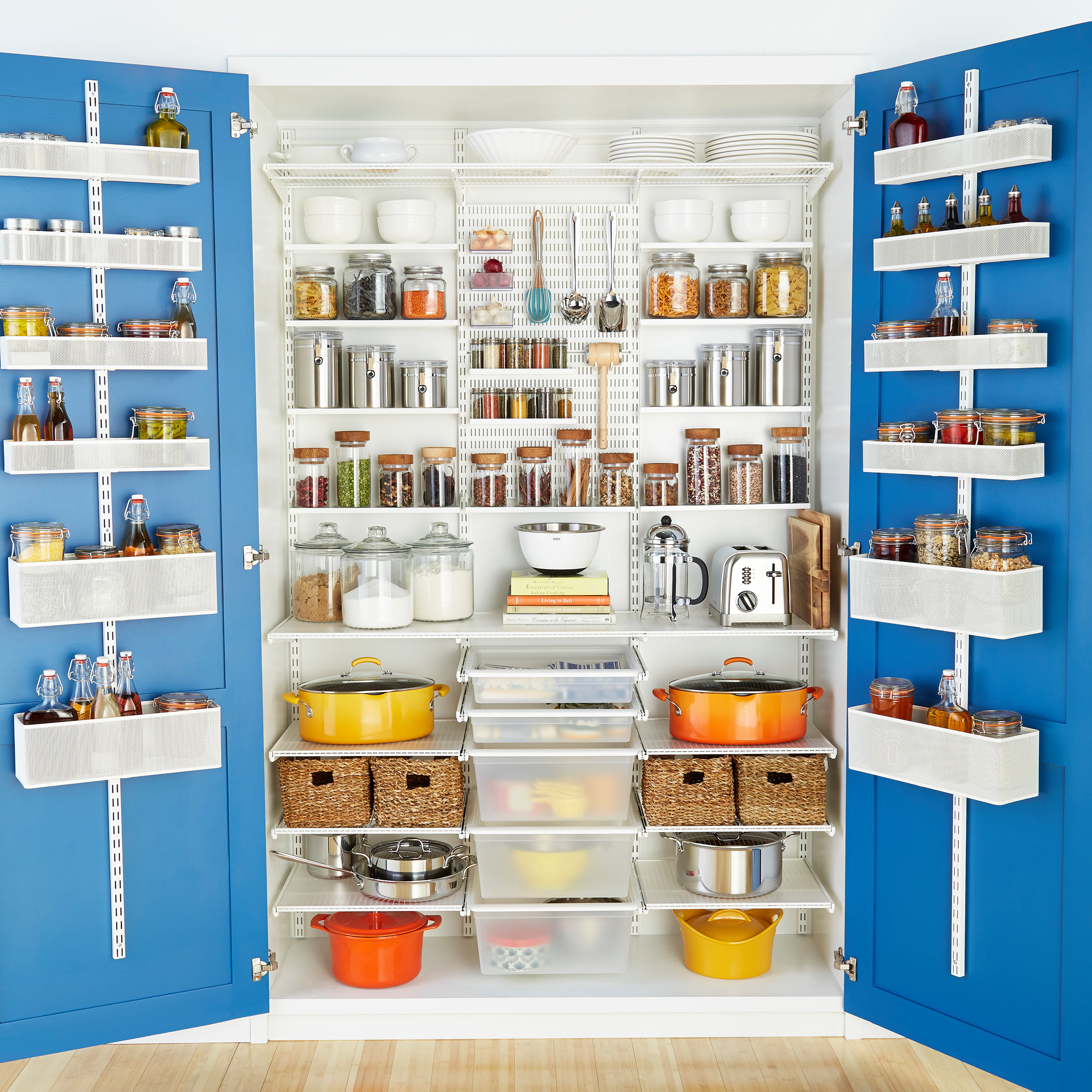 Elfa Classic 4' Open Kitchen Shelving