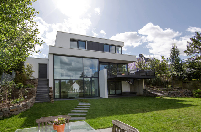 Haus B contemporaneo-facciata