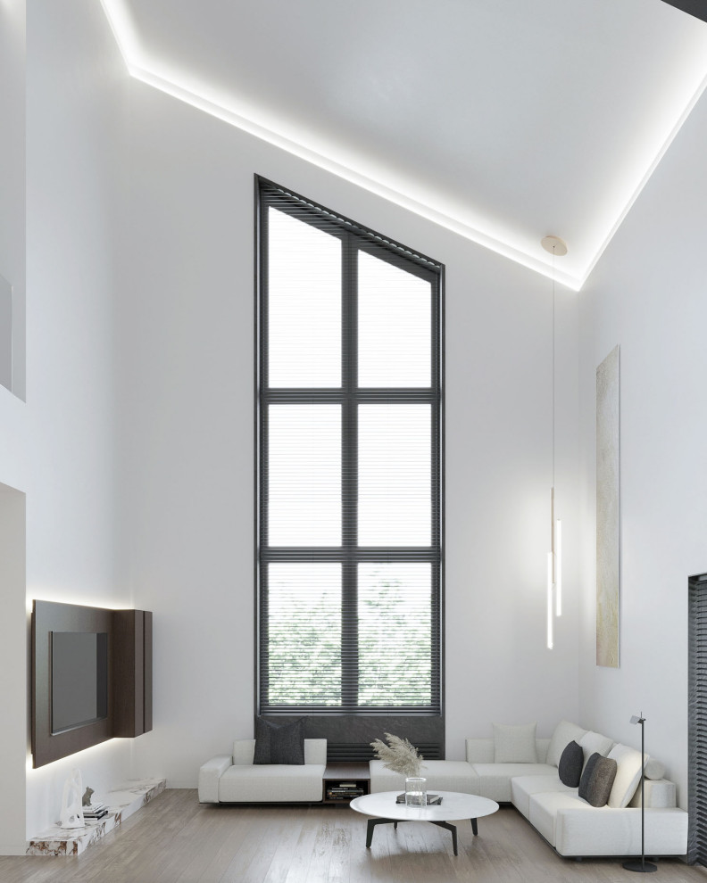 Y-house. Дизайн интерьера двухэтажного дома.