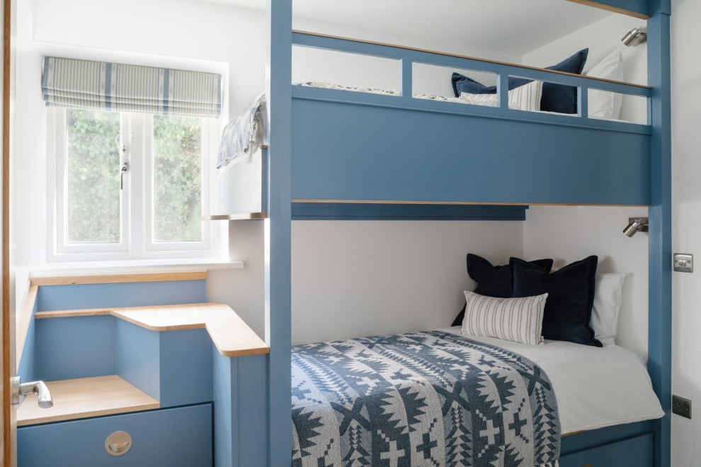 Design ideas for a coastal kids' bedroom in Cornwall.