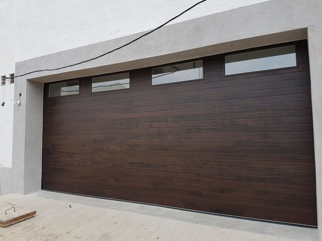 Accents Planks Walnut Contemporary Garage Chicago By