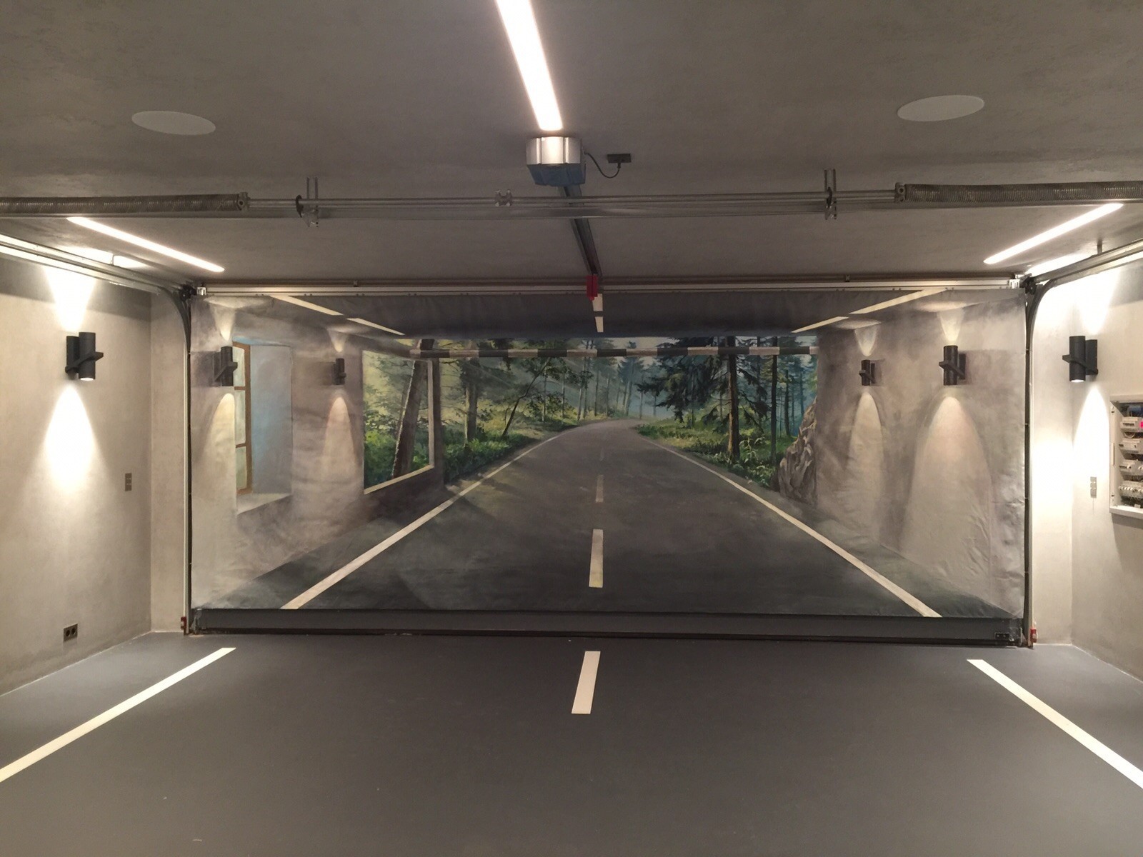 Гараж в стиле лофт