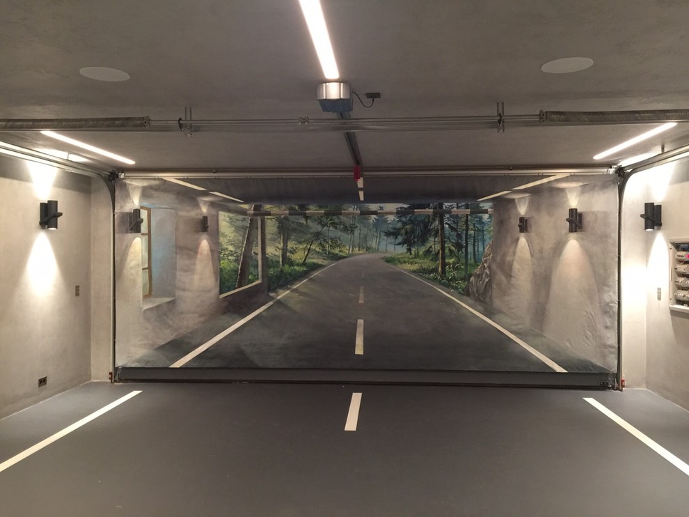 Гараж в стиле лофт