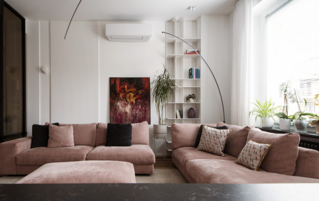 BRB apt | 92 MQ contemporary-vardagsrum
