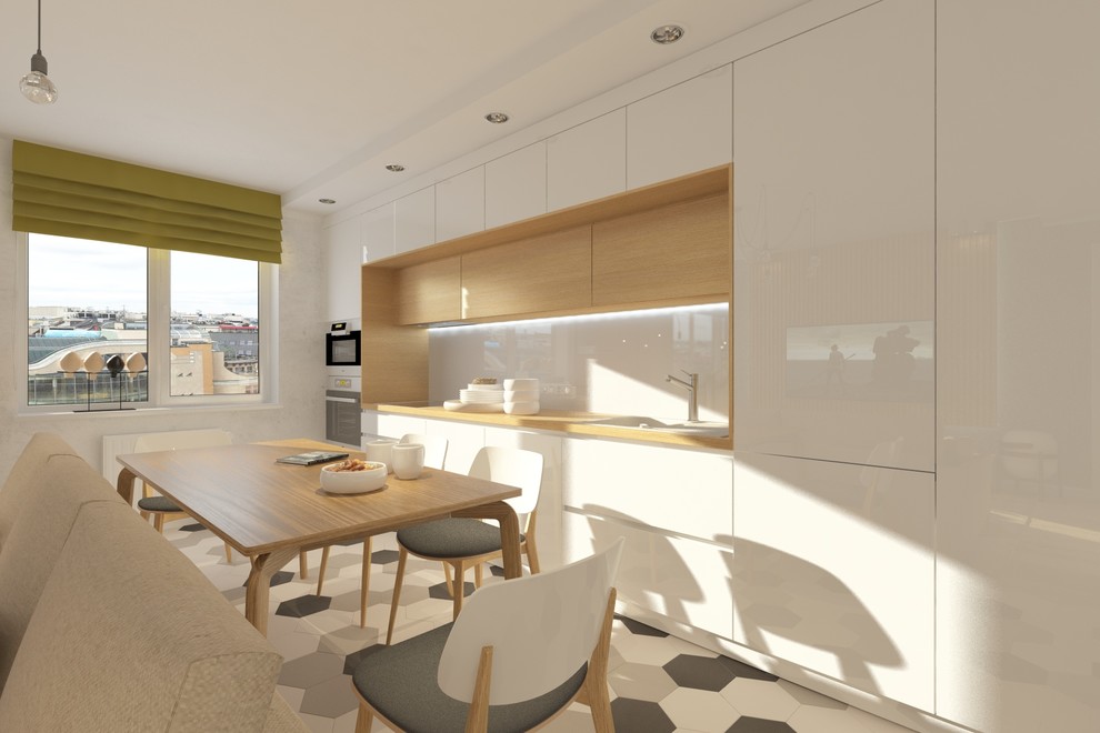 Гостиная-студия для современной молодой семьи