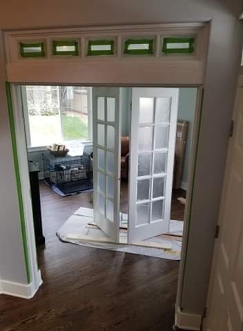 Wall Build & French Door Installation