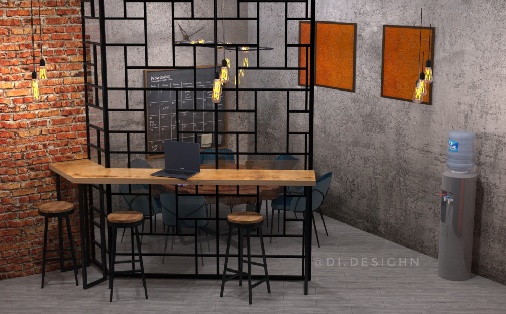 Дизайн-проект кухни для 3-х руководителей