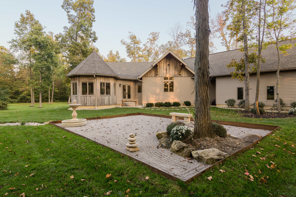 This is an example of a rustic landscaping in Columbus.