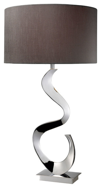 contemporary chrome table lamps