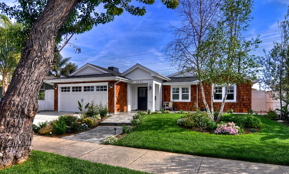 Traditional exterior in Orange County.