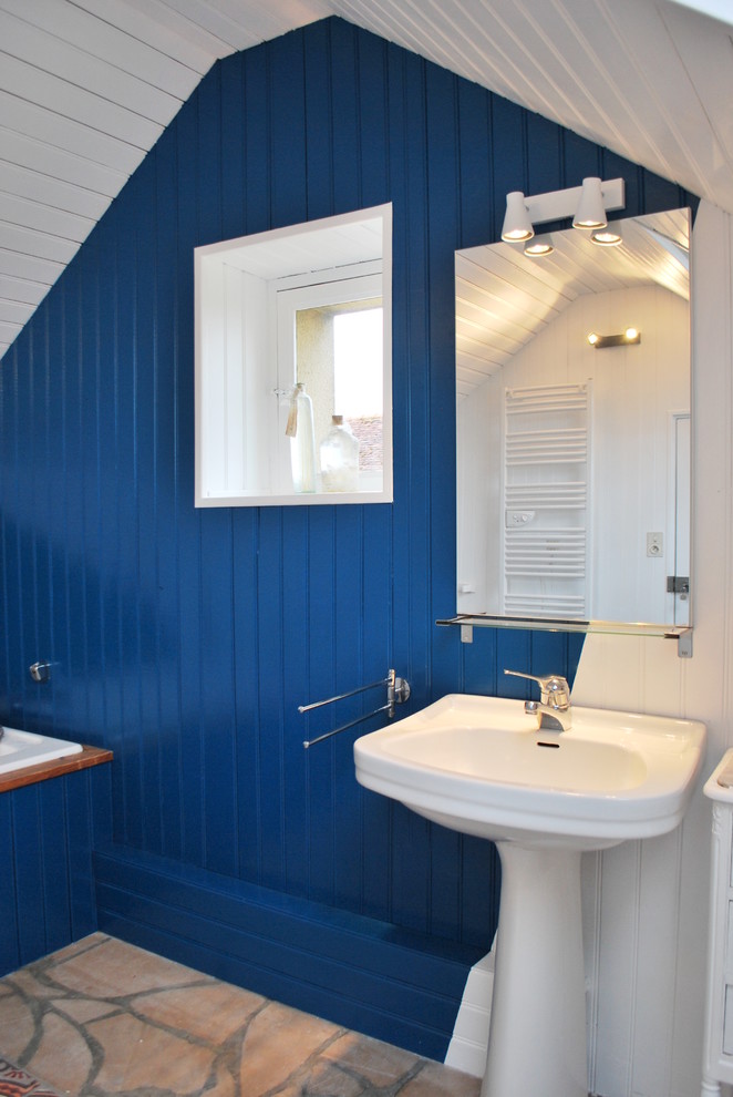 Fresque Murale dans salle de bain.