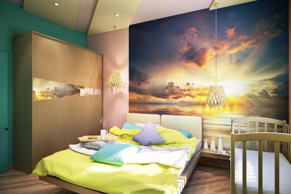 Комната пронизанная светом