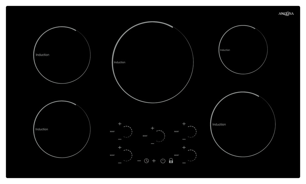 36" Radiant Induction Cooktop