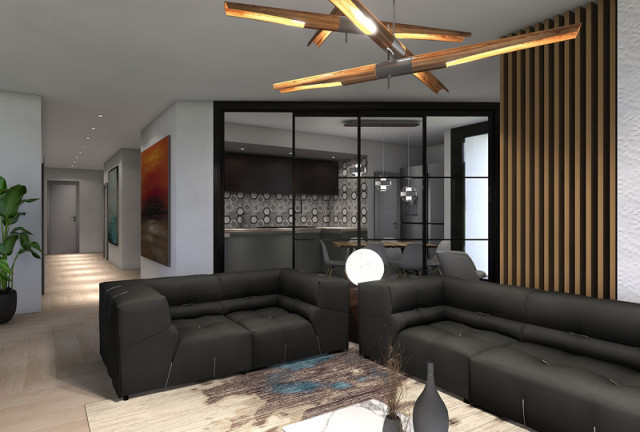 VILLA CANADA trendy-dagligstue