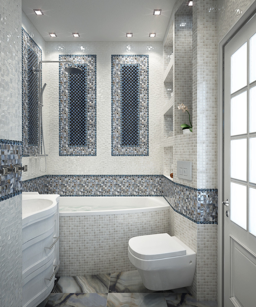 Мозаичная ванная комната