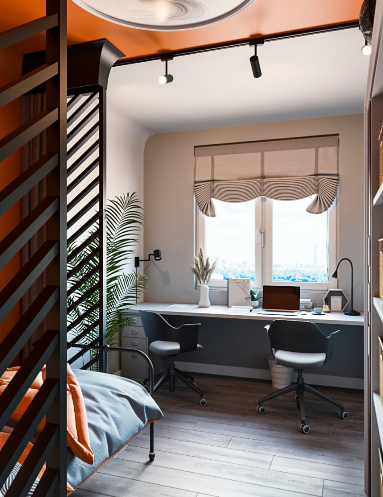 яркий интерьер для web дизайнера