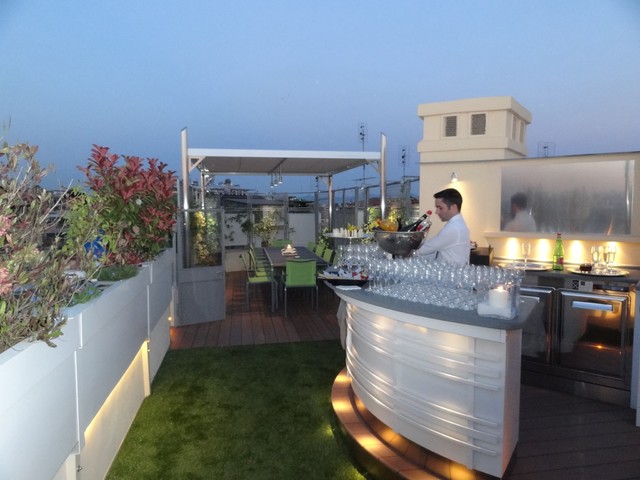 golf in terrazza contemporary-deck