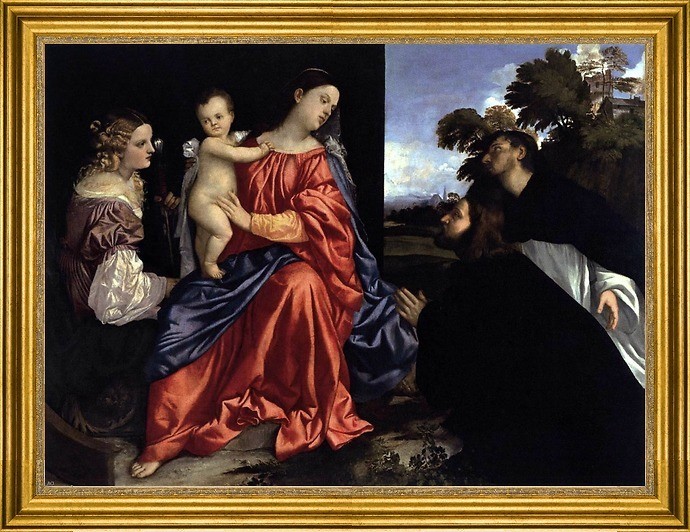 Titian -18"x24" Framed Canvas