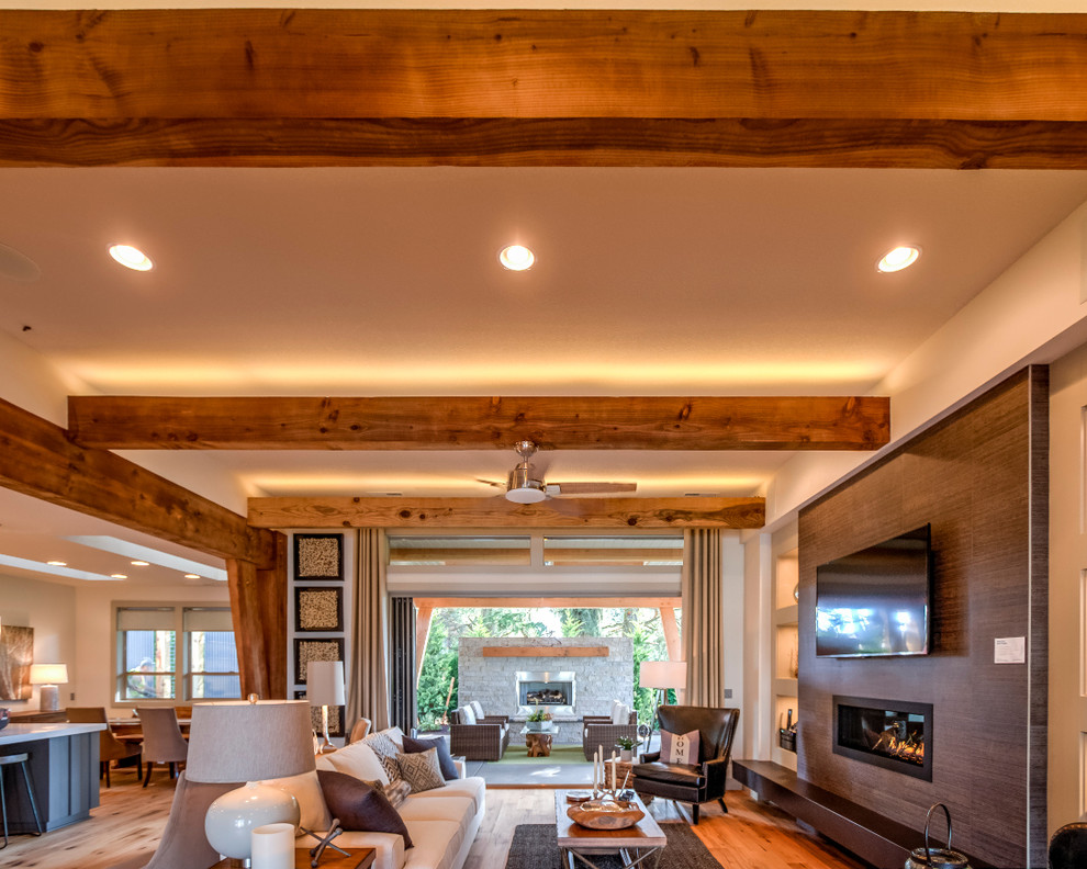 Parade of Homes 2015 - Rustic - Living Room - Portland - by Arrow