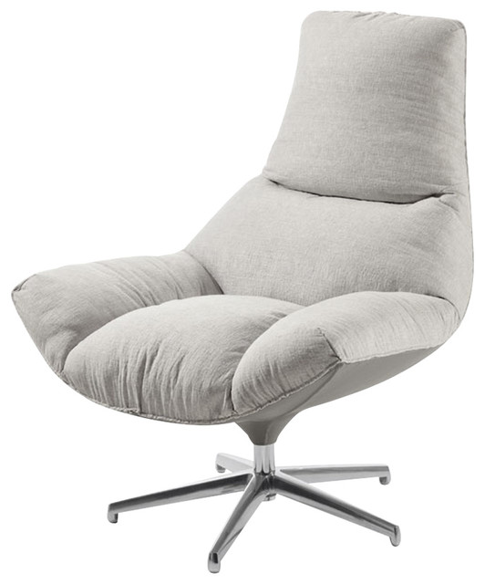 Nuvola Contemporary Armchair, Grey