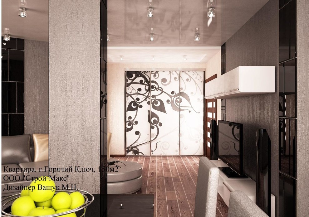 Разработка дизайн-проекта квартиры 150 м2 в городе Горячий ключ