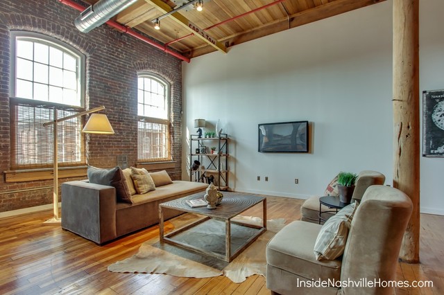 Werthan Lofts - Contemporary - Living Room - Nashville - by Fresh ...