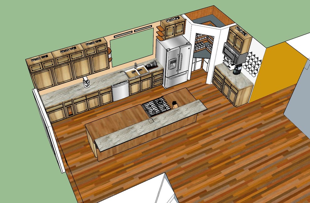 Looking for input on my kitchen design.