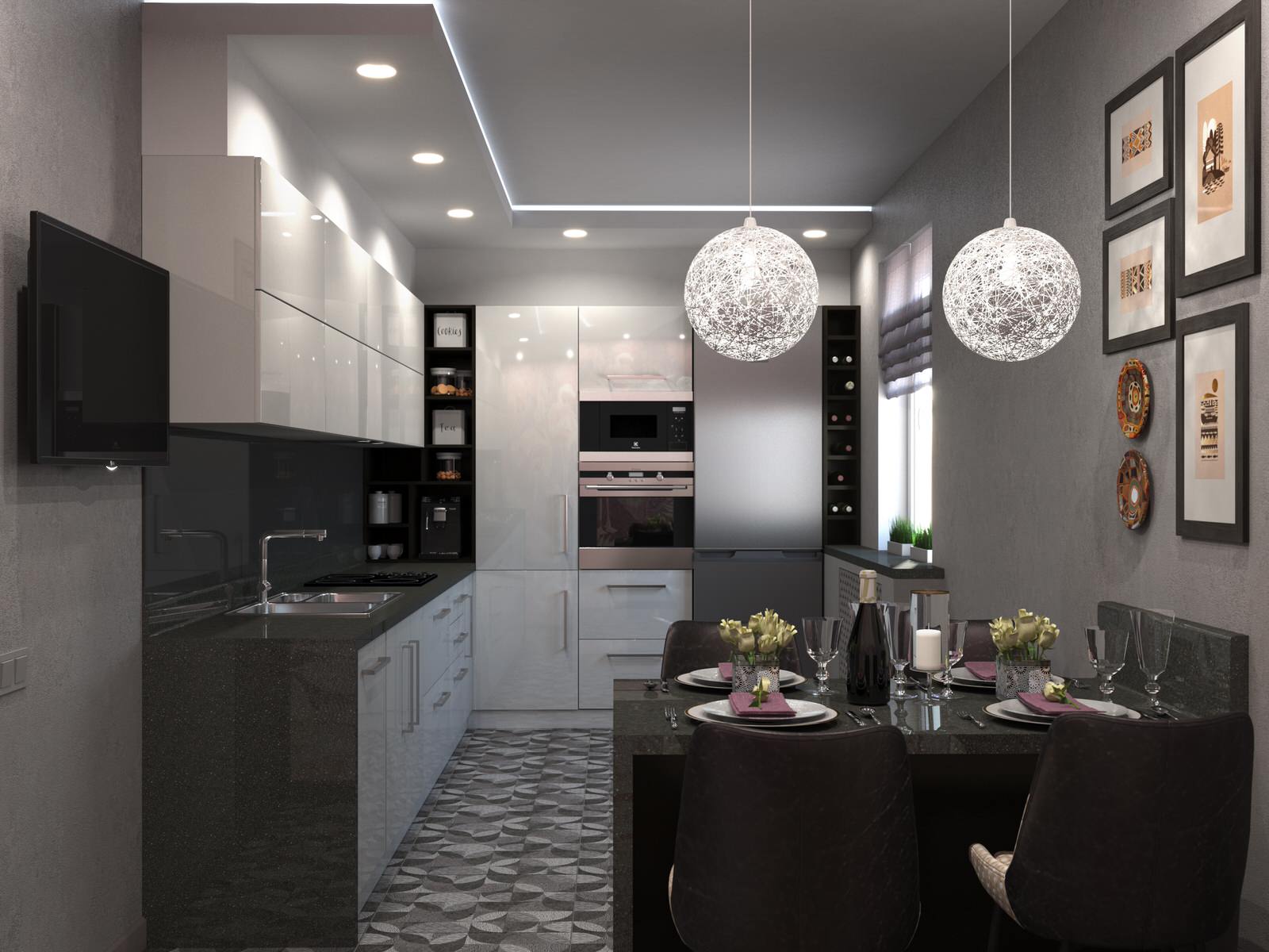 Кухня в частном доме