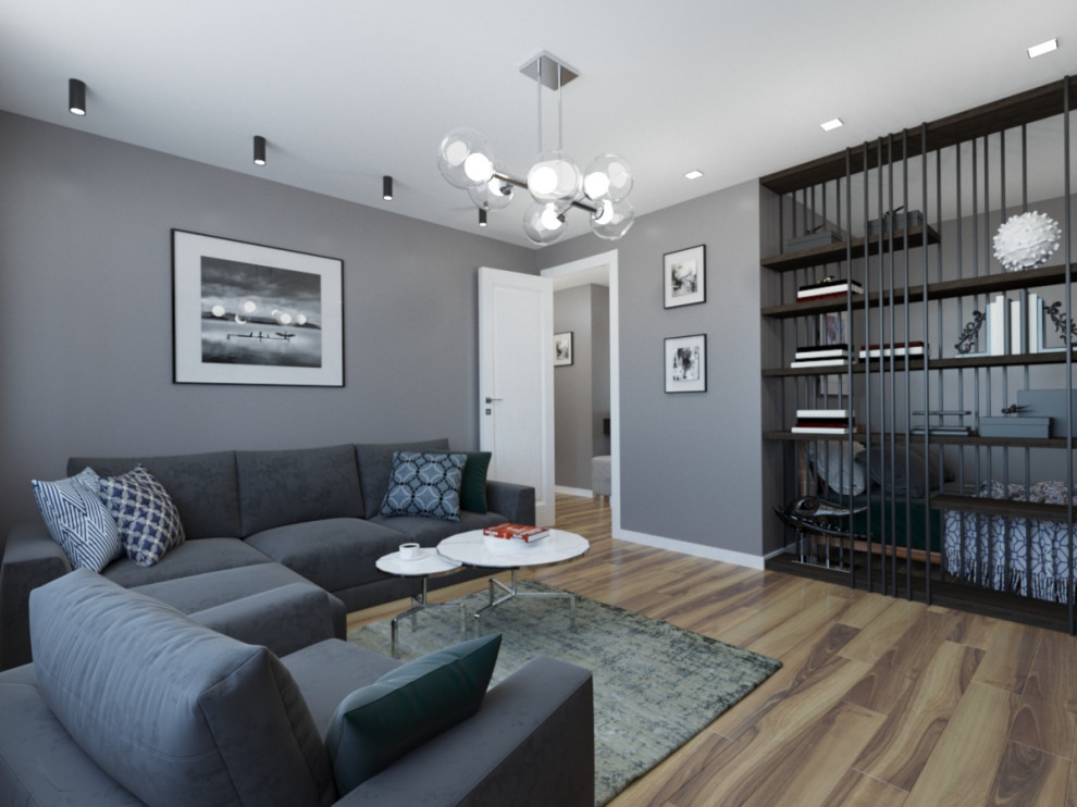 Дизайн-проект двухкомнатной квартиры в стиле Лофт