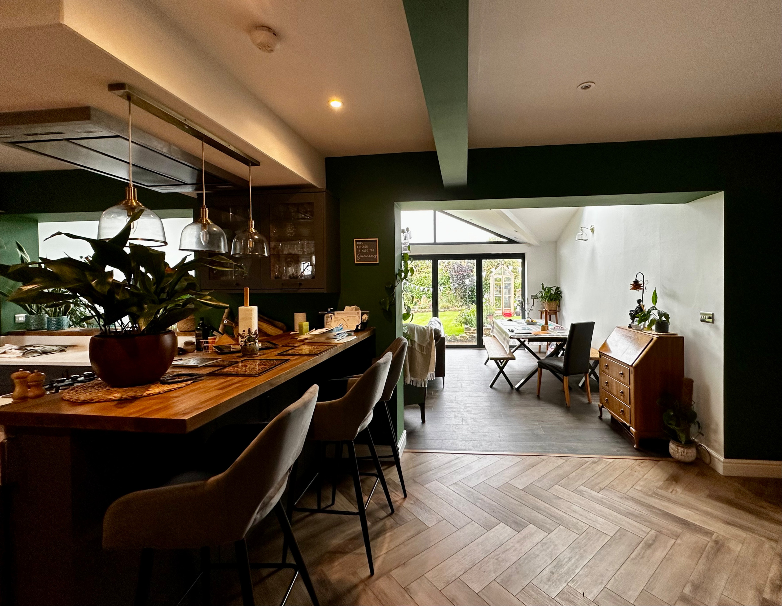 Single Storey Rear Extension with feature roof