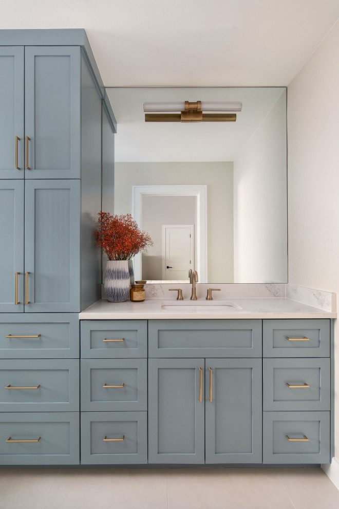 Bathroom - transitional bathroom idea in Austin