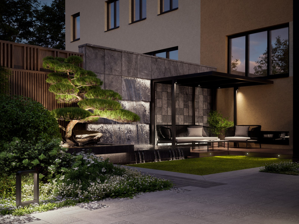 Городской современный сад