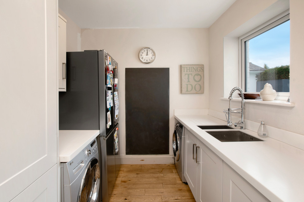 Styling of an open plan family home with river view