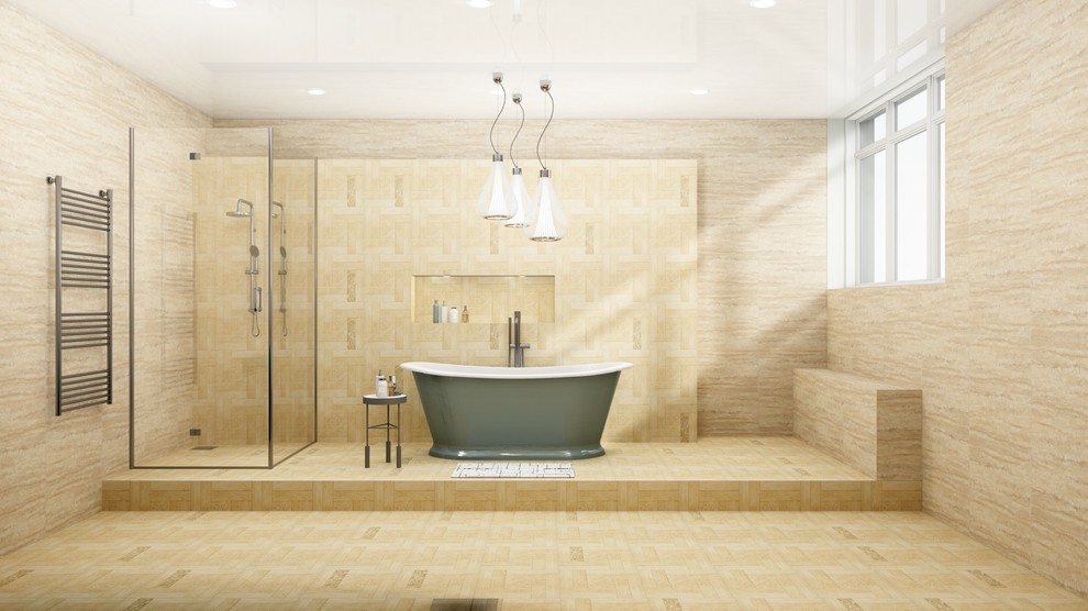 Санузел в стиле фьюжн