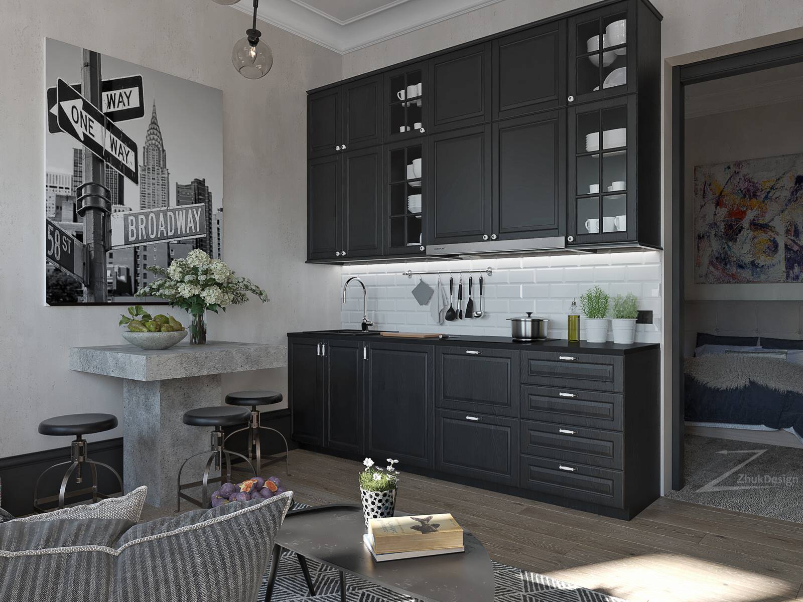 Дизайн апартаментов в европейском стиле