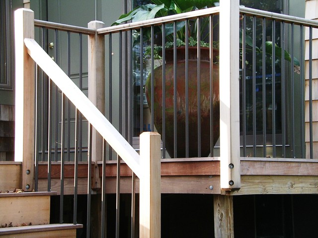 Office and Au pair Suite Addition - Littleton Lakefront contemporary-terrace