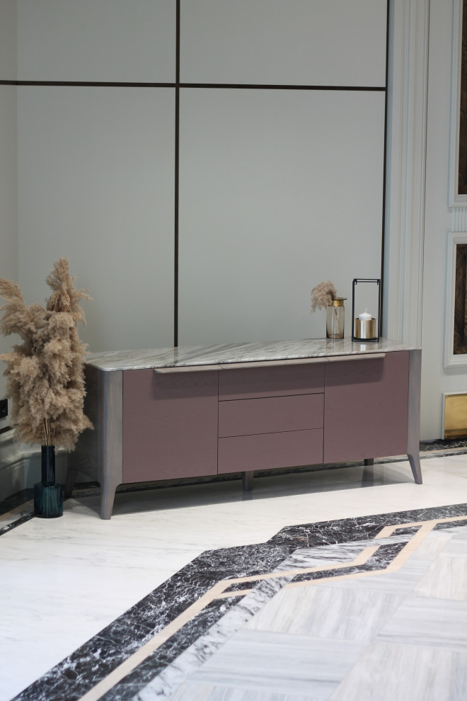 Тв-тумба Toffee в цветовом решении Калипсо